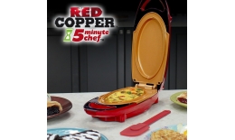 Multifunkcyjna dwustronna patelnia - 5minute CHEF red COPPER PAN